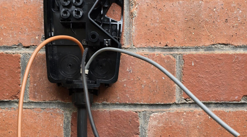 Part complete installation image to show quality of alignment of charger from DX Electrical